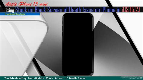 [FIX] Apple iPhone 13 Mini Stuck On Black Screen Of Death after iOS 15.2.1 Update