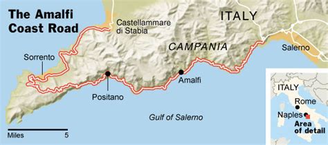 The New York Times > Automobiles > Image > The Amalfi Coast Road