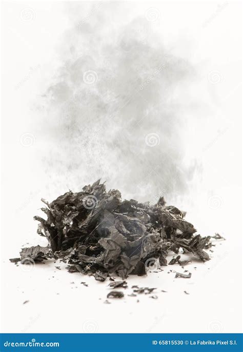 Smoldering ashes stock photo. Image of temperature, smoldering - 65815530