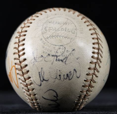 Thurman Munson - Autographed Signed Baseball with co-signers | HistoryForSale Item 124848