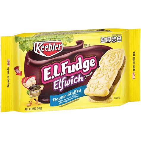 Keebler E.L. Fudge Double Stuffed Butter Sandwich Cookies | Cookies | Foodtown