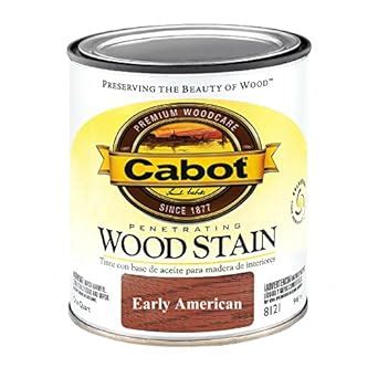 Cabot 1440008125005 Interior Wood Stain, Early American ~ Quart ...