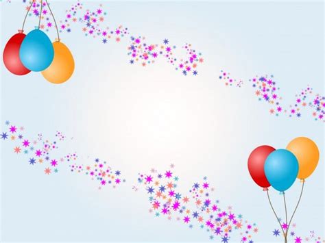 Download Free Balloons with Stars for Birthday PPT Backgrounds. Here is ...