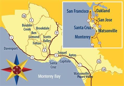 Map Of Santa Cruz Ca Area - Oakland Zoning Map