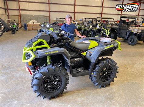 Congratulations to Tyler Connell from Millry, AL for purchasing a 2020 Can-Am Outlander Xmr 850 ...