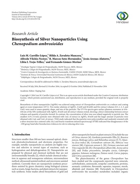 (PDF) 2014 Journal of Nanomaterials