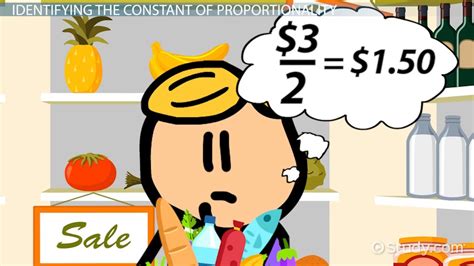 Identifying the Constant of Proportionality - Video & Lesson Transcript | Study.com