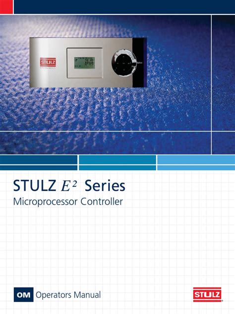 Stulz E2 Controller Iom Ozu0037j | Air Conditioning | Menu (Computing)