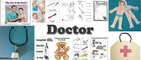 Doctor Preschool Activities, Lessons, and Games | KidsSoup