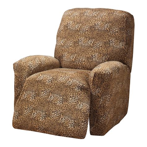 Leopard Slipcover Large Recliner - Walmart.com