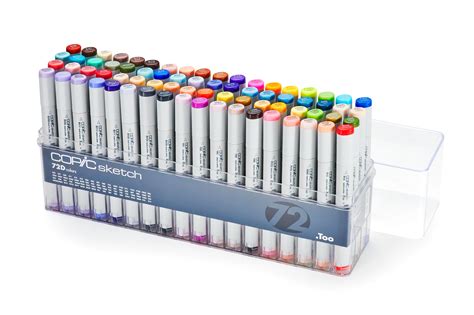 Copic® Sketch Marker Set, 72-Colors, D - Walmart.com - Walmart.com