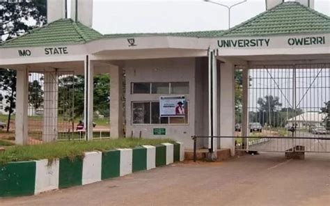 List Of All Courses Offered by Imo State University, Owerri