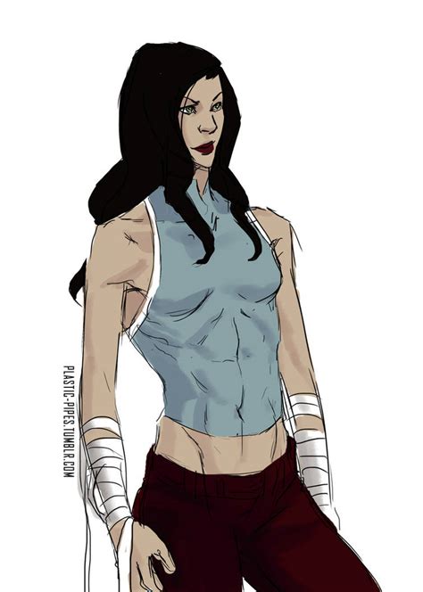 Asami in Korra's Shirt by plastic-pipes on DeviantArt