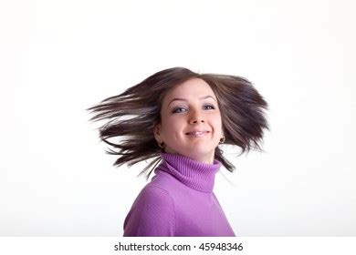 Hair Wind Isolated Stock Photo 45948346 | Shutterstock