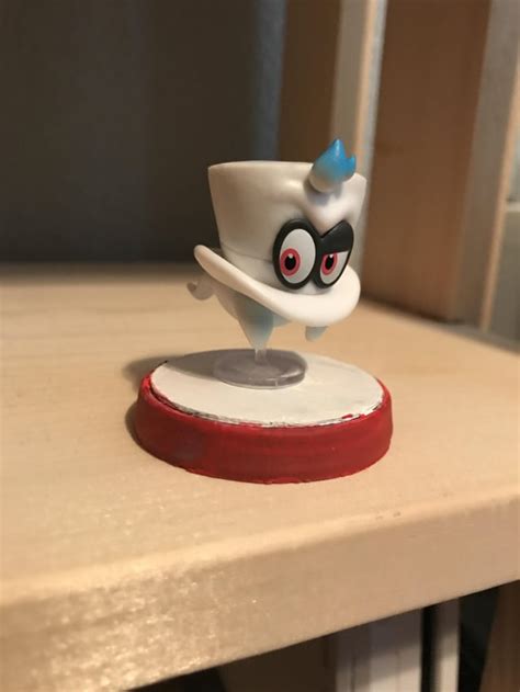 Made a Cappy Amiibo and it works! : r/amiibo