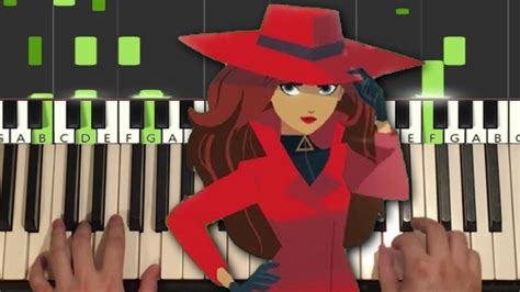 Carmen Sandiego - Theme Song (Piano Tutorial Lesson) - YouTube