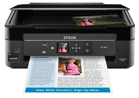 Epson Expression Home Xp-330 Wireless Color Photo Printer with Scanner ...