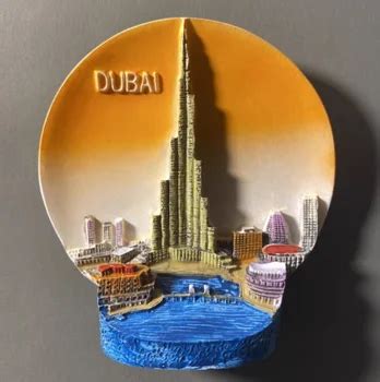 Handmade Dubai Saudi Arabia Tourism Travel Souvenir 3d Resin Fridge ...