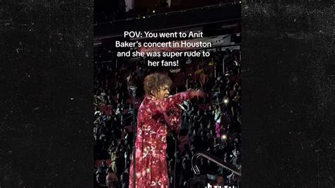 Anita Baker Accused of Getting Testy with Houston Crowd During Live Show