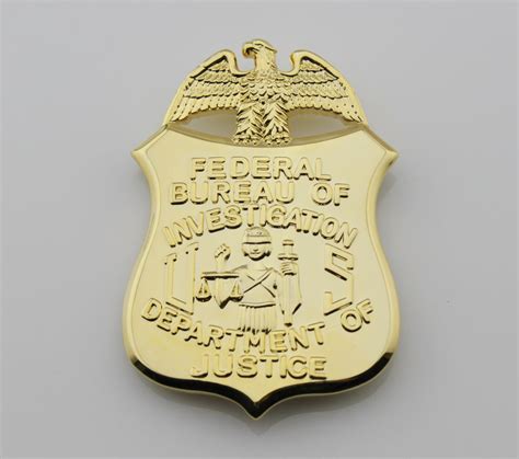 US FBI BADGE MONEY CLIP DEPARTMENT OF JUSTICE BADGE CLIP – Badgecollection