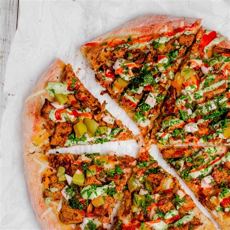 Vegan Shawarma Pizza (Homemade) | Two Market Girls