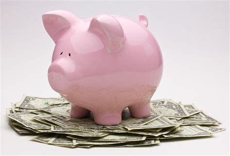 Pink Piggy Bank On Top Of A Pile Of One Dollar Bills | Flickr - Photo Sharing!