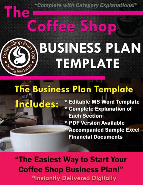 Coffee Shop Business Plan, Write Your Business Plan for Your Coffee ...