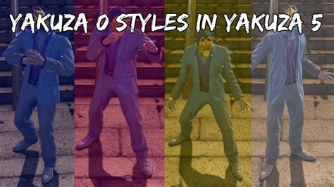 Yakuza 5: Return of Kiryu's 1988 Yakuza 0 Fighting Styles (Mod Showcase) - YouTube