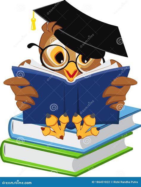 High Quality Vector Animated Smart Bird Who is Reading a Book Stock Vector - Illustration of ...