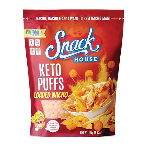 Amazon.com: Protein Puffs - Healthy Snacks with High Protein & Low Carb ...