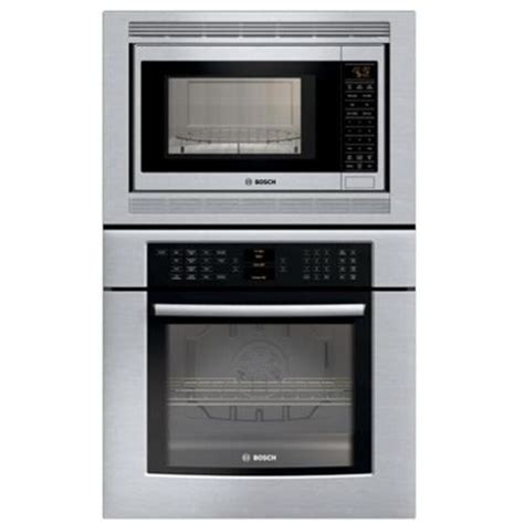 Bosch 800 Series Microwave/Wall Oven Combo, 30 Inch - Stainless Steel ...