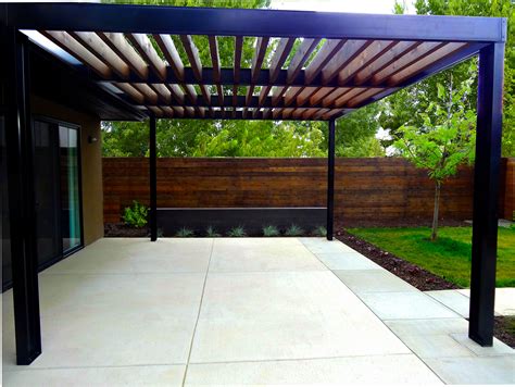 Landscaping in Denver » Blog Archive » Custom Metal Arbor in a Contemporary Landscape