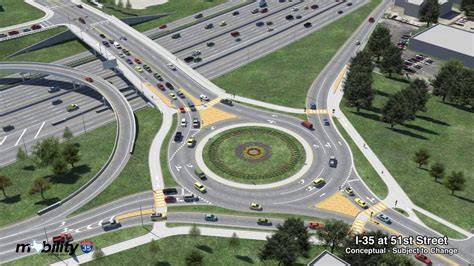 51st Street Roundabout Visualization - YouTube