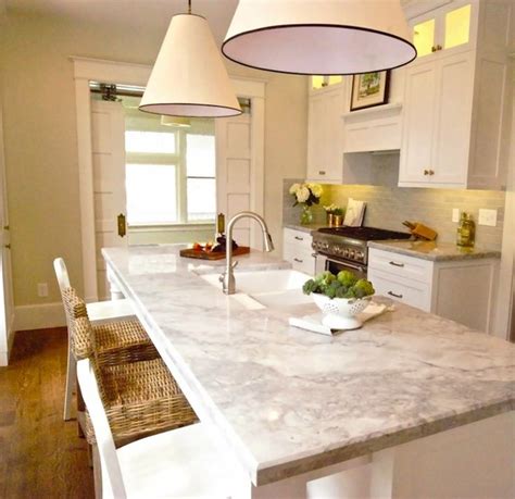 Super White Quartzite countertops | Dream kitchens | Pinterest