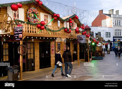 Christmas Market, Cardiff, City Centre, Cardiff, Wales, UK Stock Photo - Alamy