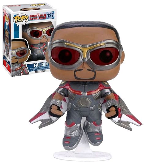 Funko POP! Marvel Captain America Civil War #127 Falcon - New, Mint ...