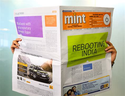 MINT Newspaper (Union Budget Edition) on Behance