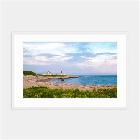 Point Judith Lighthouse, Narragansett, Rhode Island, Artwork, Coastal ...