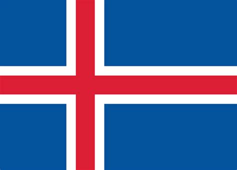 Drapeau de l'Islande | Drapeauxdespays.fr