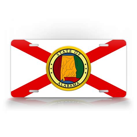 State of Alabama Flag License Plate – SignsAndTagsOnline