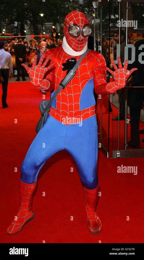 Avid Merrion from Bo Selecta arrives for the UK gala premiere of Spider-Man 2 at the Odeon ...