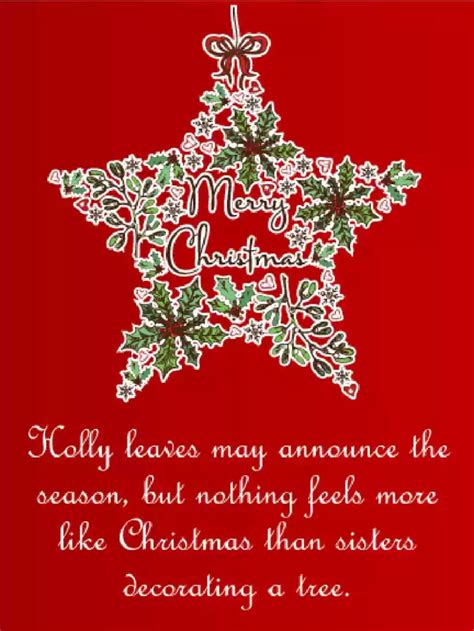 50+ Best Merry Christmas Sister Images Free Download 2023 - QuotesProject.Com