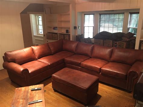 Brown Leather Sectional | Sectional, Leather sectional, Furniture