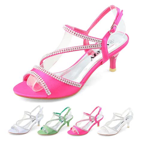 Pink Wedding Shoes Low Heel