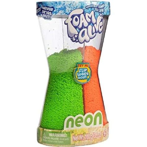 Jual Foam Alive Neon Hourglass Jam Pasir Mainan Busa Anak Banyak Warna di Seller Kairos ...