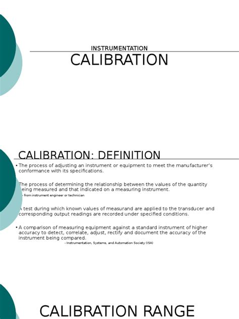 Calibration | PDF | Calibration | Measuring Instrument