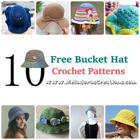 Free Printable Crochet Bucket Hat Pattern - Printable Form, Templates and Letter