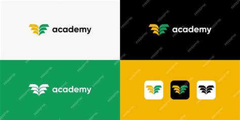 Premium Vector | Education logo design academy logo vector modern