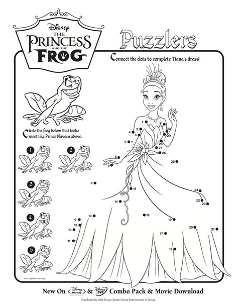 Interactive Magazine: DISNEY ACTIVITY SHEETS FROM PRINCESS AND THE FROG