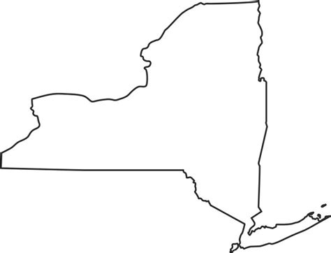 new york state map clipart - Clipground